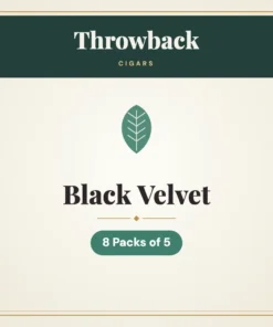 Throwback Black Velvet Cigars – 8 Packs of 5