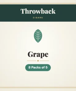 Throwback Grape Cigars – 8 Packs of 5