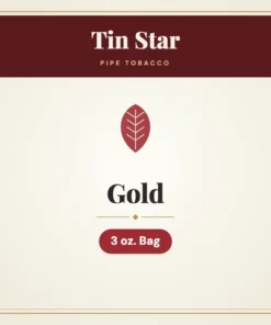 Tin Star Gold Pipe Tobacco 3 oz. Bag
