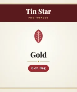 Tin Star Gold Pipe Tobacco 8 oz. Bag
