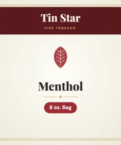 Tin Star Menthol Pipe Tobacco 8 oz. Bag