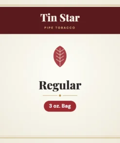 Tin Star Regular Pipe Tobacco 3 oz. Bag