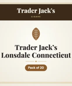 Trader Jack’s Lonsdale Connecticut Cigars – Pack of 20