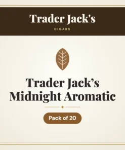 Trader Jack’s Midnight Aromatic Cigars – Pack of 20