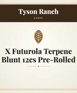 Tyson Ranch X Futurola Terpene Blunt 12cs Pre-Rolled Cones