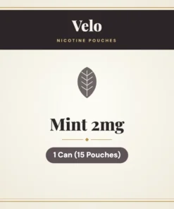 Velo Mint 2mg Nicotine Pouches – 1 Can (15 Pouches)
