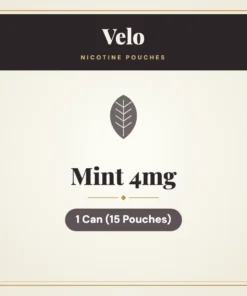 Velo Mint 4mg Nicotine Pouches – 1 Can (15 Pouches)