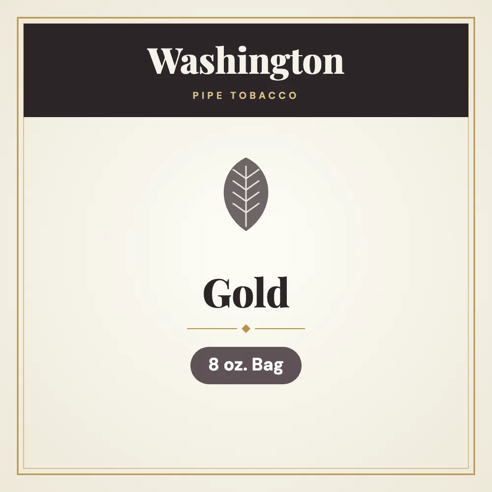 Washington Gold Pipe Tobacco 8 oz. Bag 1 Washington Gold Pipe Tobacco 8 oz. Bag