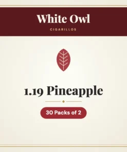 White Owl 1.19 Pineapple Cigarillos – 30 Packs of 2