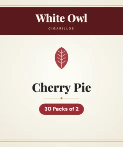 White Owl Cherry Pie Cigarillos – 30 Packs of 2
