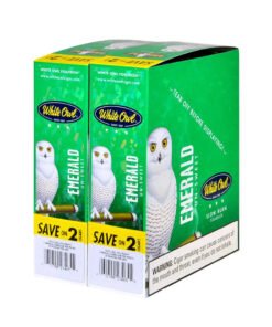 White Owl Emerald Cigarillos – 30 Packs of 2
