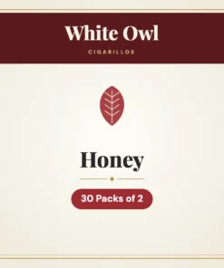 White Owl Honey Cigarillos – 30 Packs of 2