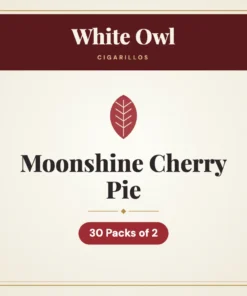 White Owl Moonshine Cherry Pie Cigarillos – 30 Packs of 2