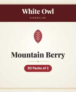 White Owl Mountain Berry Cigarillos – 30 Packs of 2