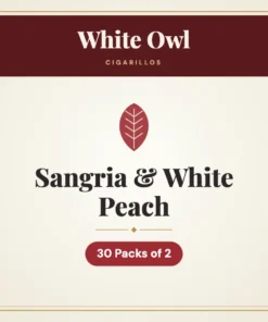 White Owl Sangria & White Peach Cigarillos – 30 Packs of 2