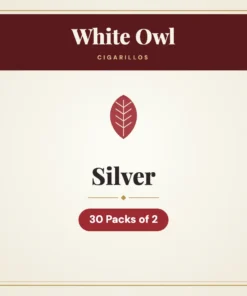 White Owl Silver Cigarillos – 30 Packs of 2