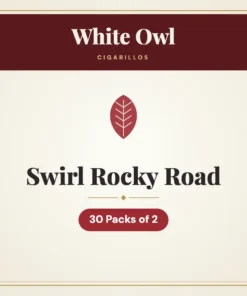 White Owl Swirl Rocky Road Cigarillos – 30 Packs of 2