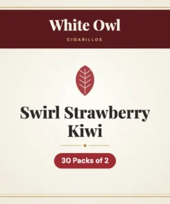 White Owl Swirl Strawberry Kiwi Cigarillos – 30 Packs of 2