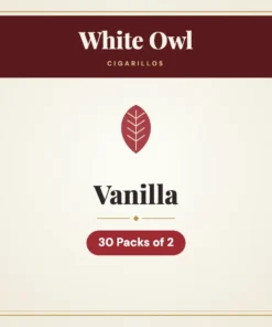 White Owl Vanilla Cigarillos – 30 Packs of 2