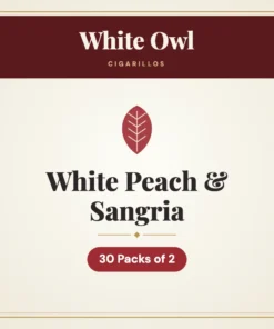 White Owl White Peach & Sangria Cigarillos – 30 Packs of 2