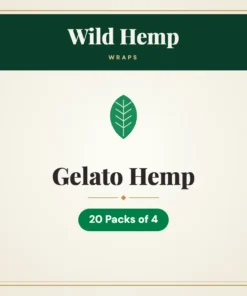 Wild Hemp Gelato Hemp Wraps – 20 Packs of 4