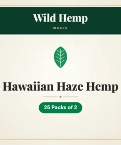 Wild Hemp Hawaiian Haze Hemp Wraps – 25 Packs of 2