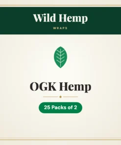 Wild Hemp OGK Hemp Wraps – 25 Packs of 2