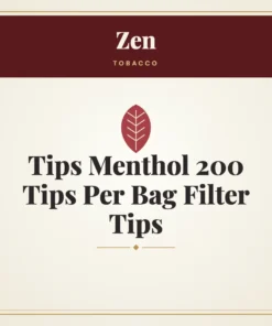 Zen Tips Menthol 200 Tips Per Bag Filter Tips