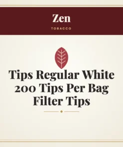 Zen Tips Regular White 200 Tips Per Bag Filter Tips
