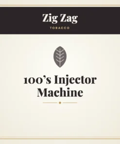 Zig Zag 100’s Injector Machine