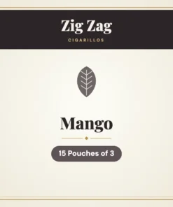 Zig Zag Mango Cigarillos – 15 Pouches of 3
