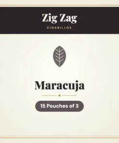 Zig Zag Maracuja Cigarillos – 15 Pouches of 3