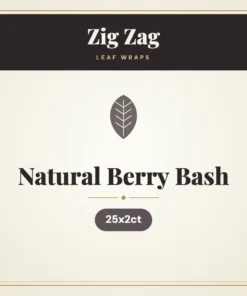 Zig Zag Natural Berry Bash Leaf Wraps – 25x2ct