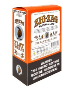 Zig Zag Natural Flat Straight Natural Leaf Wraps – 2x10pk