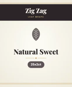 Zig Zag Natural Sweet Leaf Wraps – 25x2ct