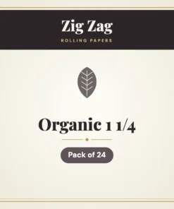 Zig Zag Organic 1 1/4 Rolling Papers – Pack of 24