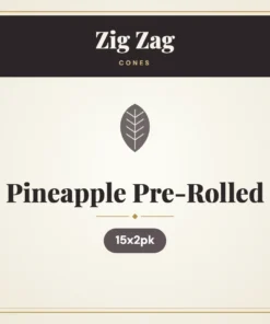 Zig Zag Pineapple Pre-Rolled Cones – 15x2pk