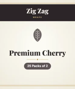 Zig Zag Premium Cherry Wraps – 25 Packs of 2