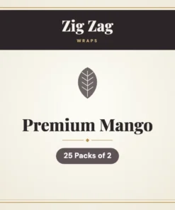 Zig Zag Premium Mango Wraps – 25 Packs of 2