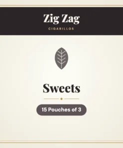 Zig Zag Sweets Cigarillos – 15 Pouches of 3