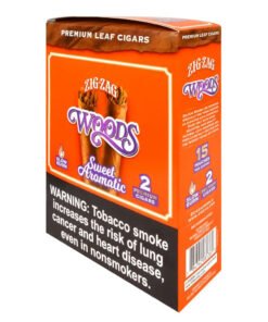Zig Zag Woods Sweet Aromatic Premium Leaf Cigars – 15 pouches of 2