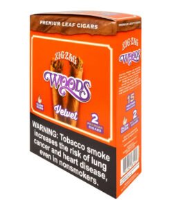 Zig Zag Woods Velvet Premium Leaf Cigars – 15 pouches of 2